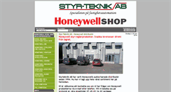 Desktop Screenshot of honeywellshop.se