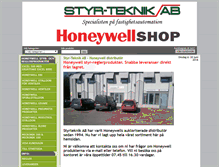 Tablet Screenshot of honeywellshop.se